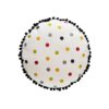 Cojín original decorativo redondo plumas pastel - Imagen 2