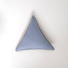 cojín triángulo camuflaje azul