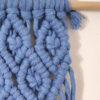Banderín macramé rombos azul - Imagen 2