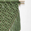 Banderín macramé rombos verde - Imagen 2