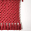 Banderín macramé cuadrado teja - Imagen 3
