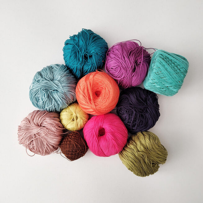 Llavero handmade cuerda morado - Imagen 5