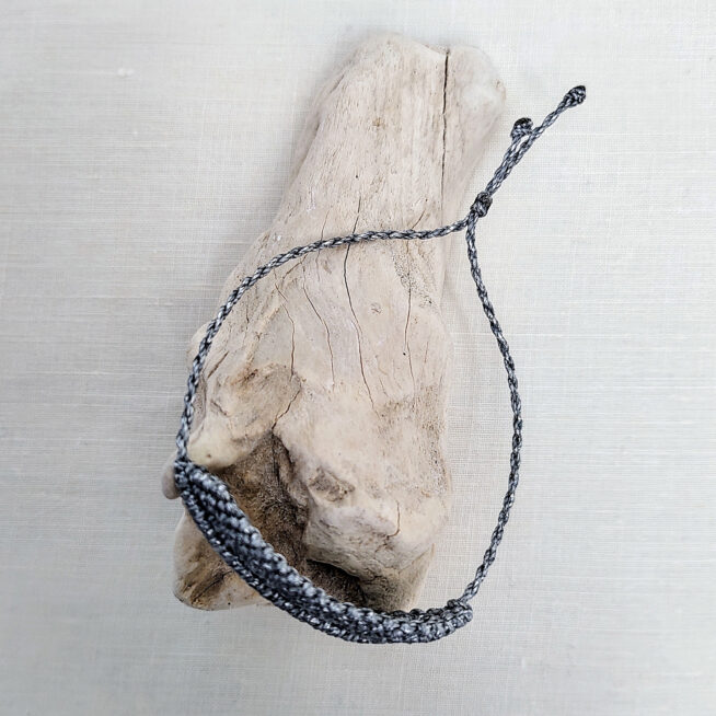 Pulsera pluma plateada - Imagen 4