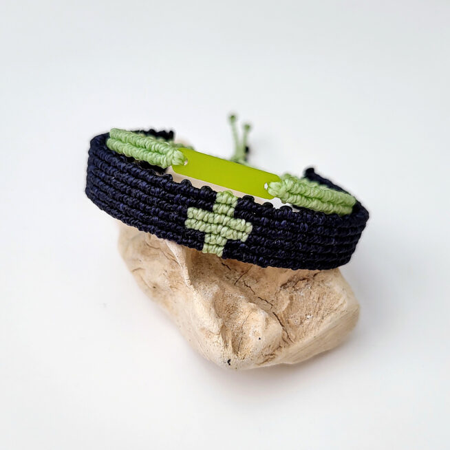 Pulsera cruz nudos marino - Imagen 2